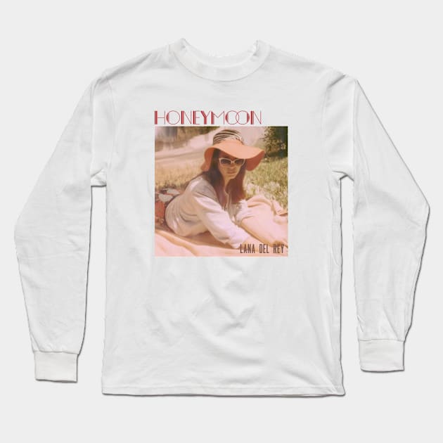 Lana Del Rey Honeymoon Long Sleeve T-Shirt by jmcd